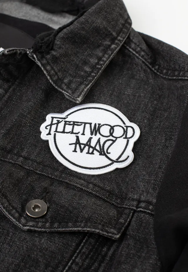 Fleetwood Mac Classic Logo patch bianca ricamata