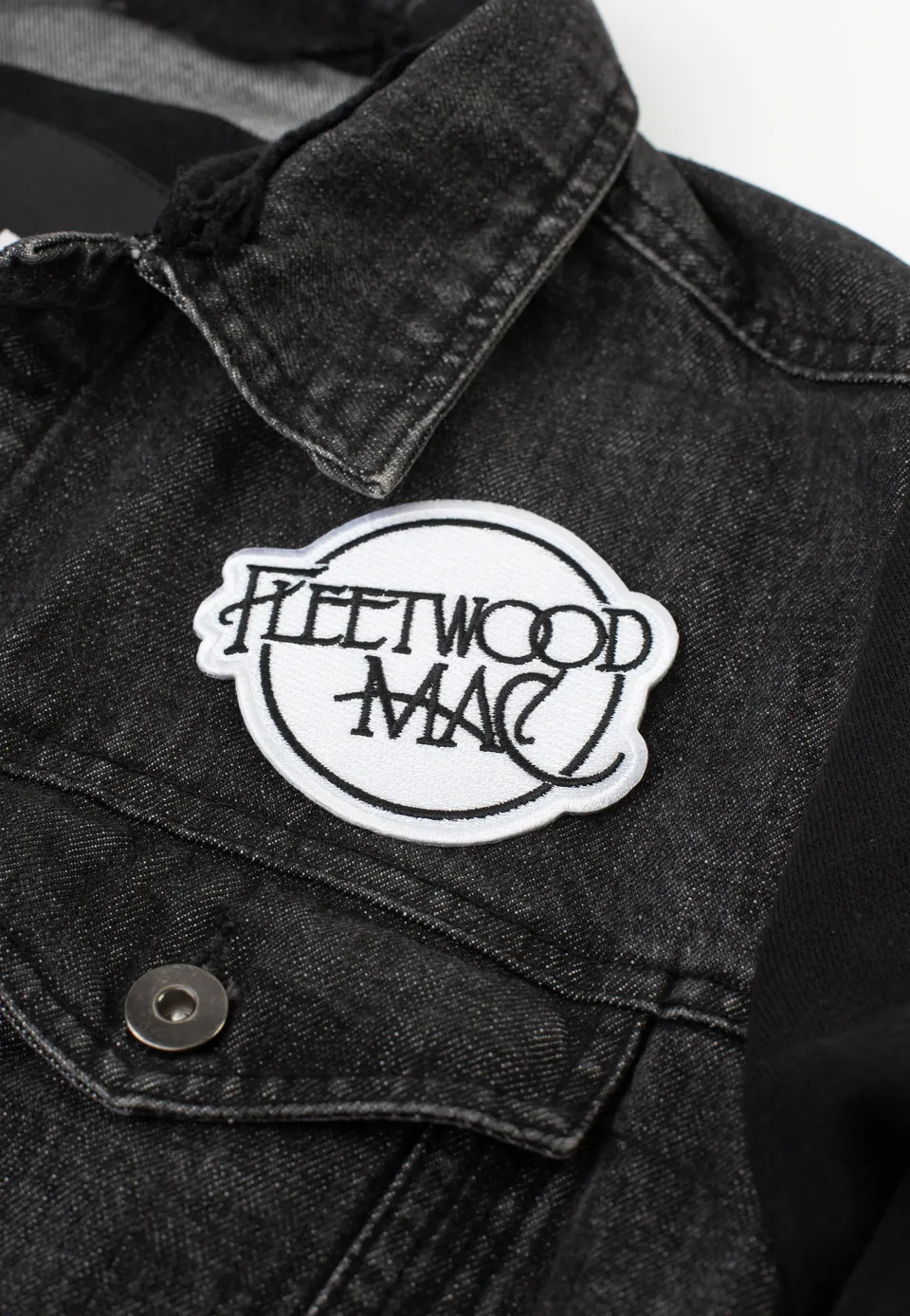 Fleetwood Mac Classic Logo patch bianca ricamata