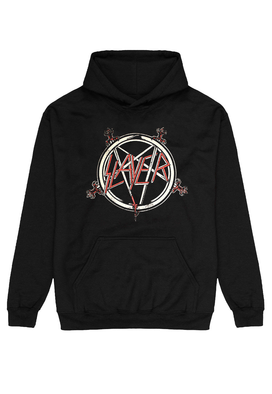 Slayer Pentagram felpa nera thrash metal