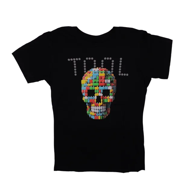 Tool Brick Skull T-Shirt maglietta bambino cotone