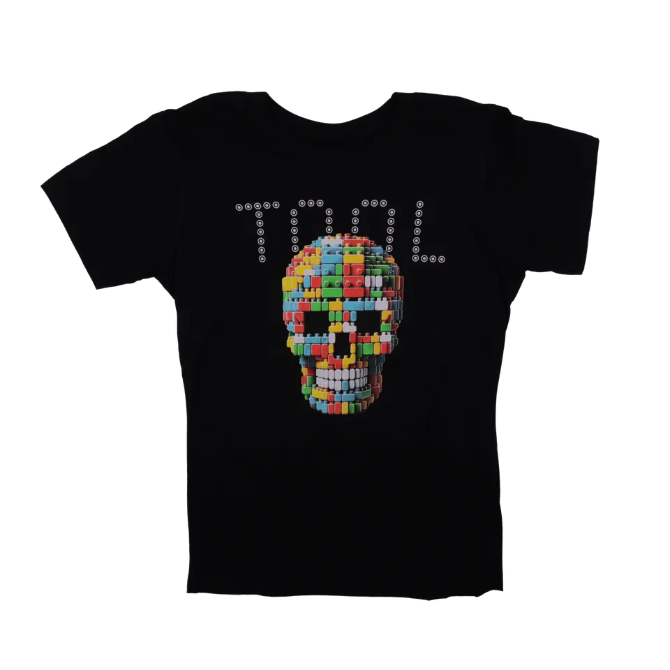 Tool Brick Skull T-Shirt maglietta bambino cotone