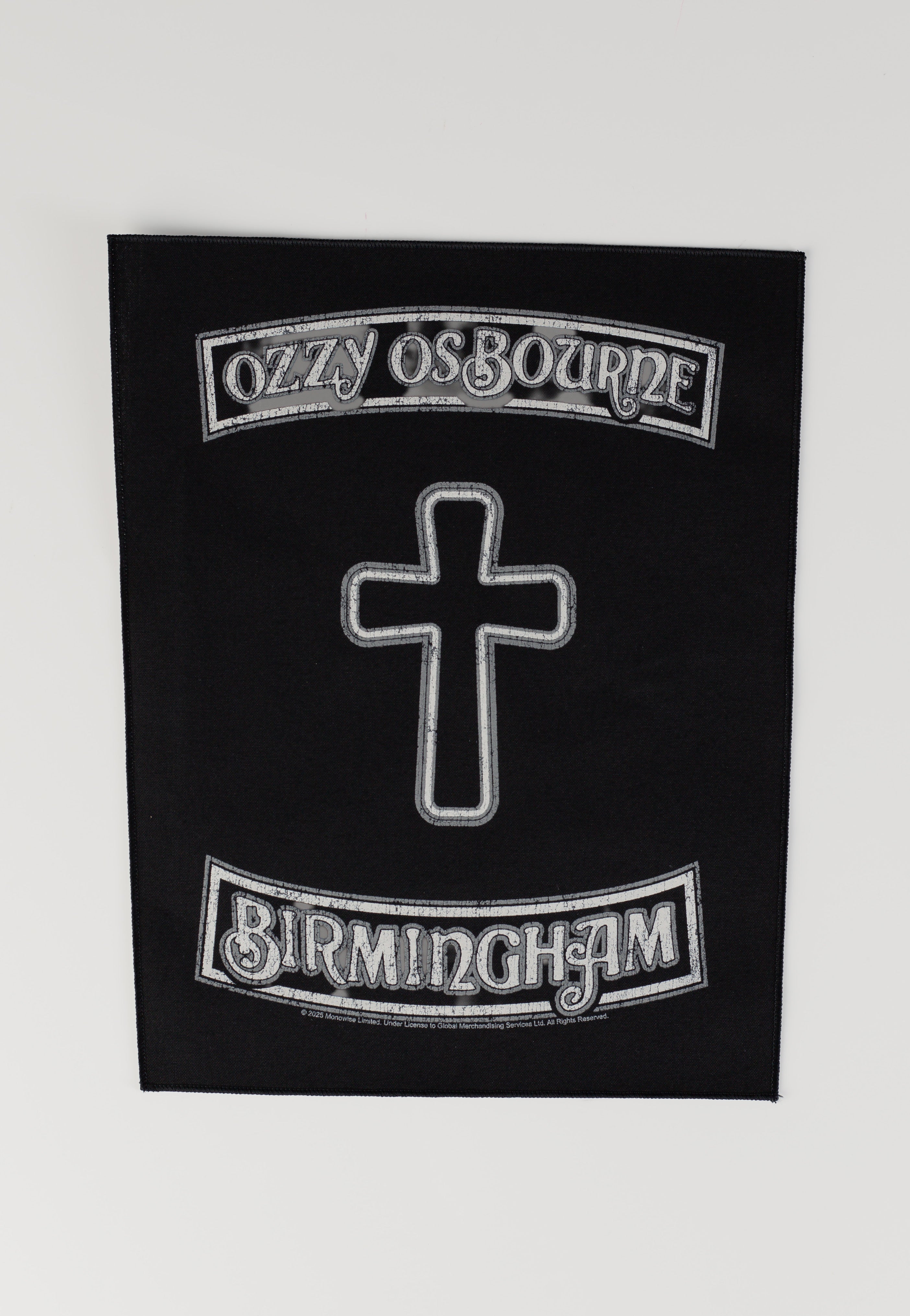 Ozzy Osbourne Birmingham Backpatch Nero Rock