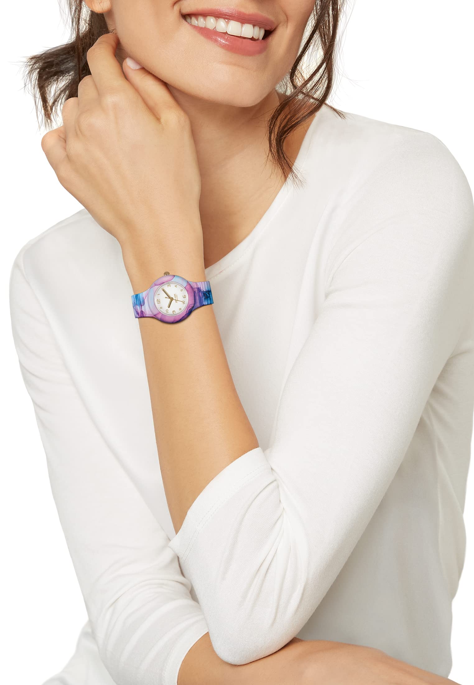 Hip Hop Hero 32 Orologio Donna Azzurro 32 mm In Clouds