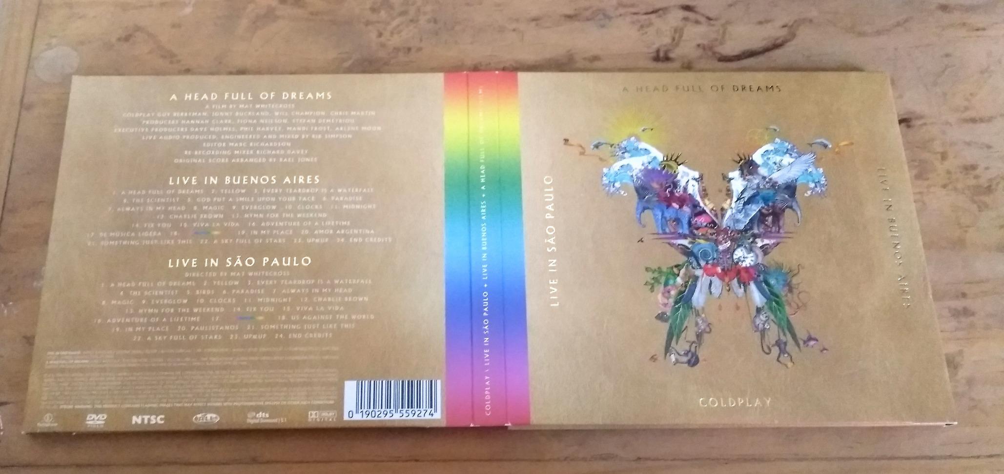 Coldplay Live in Buenos Aires CD+DVD concerto 2CD+2DVD