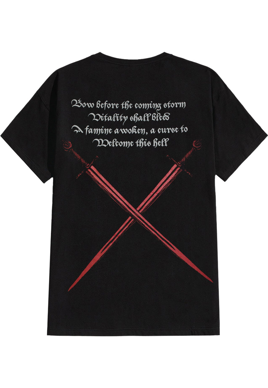 Angelmaker Knight Helmet T-Shirt nera deathcore