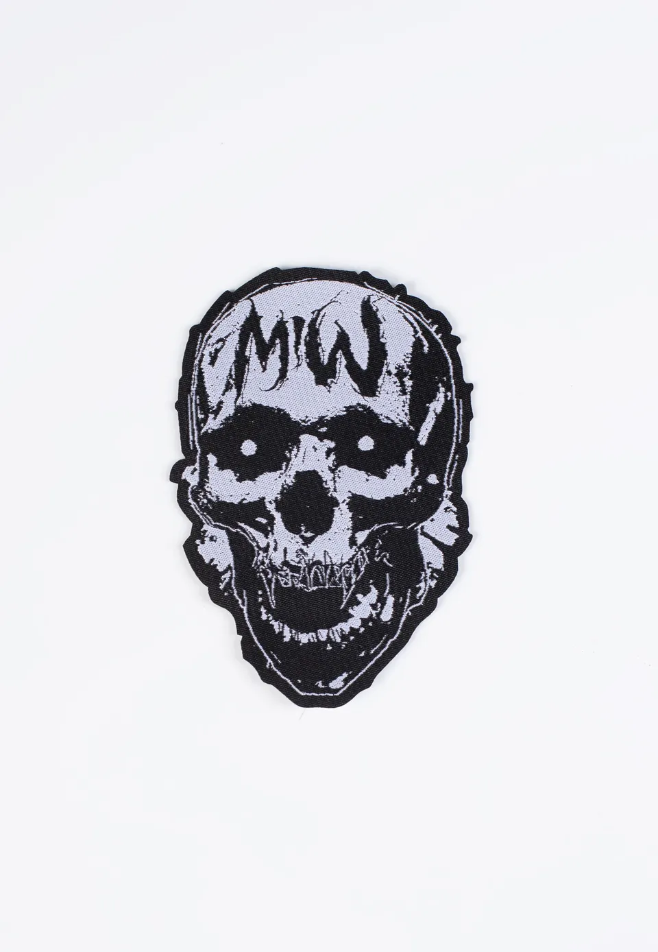 Motionless In White Screaming Skull Patch Nero