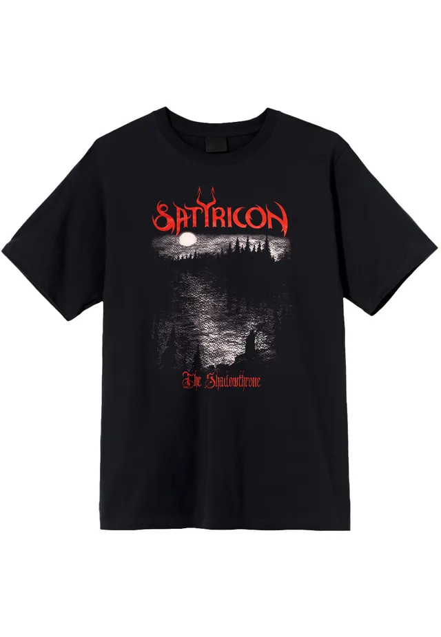 Satyricon Shadowthrone T-Shirt nera taglia M black metal