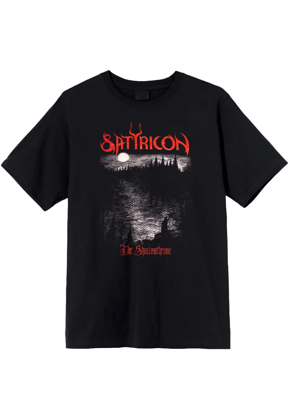 Satyricon Shadowthrone T-Shirt nera taglia M black metal