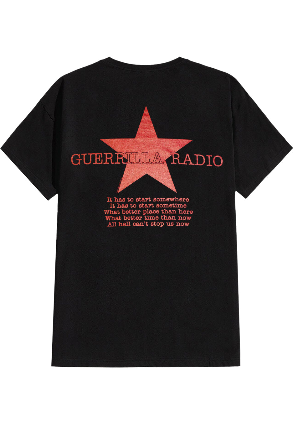 Rage Against The Machine Guerrilla Radio T-Shirt Nera