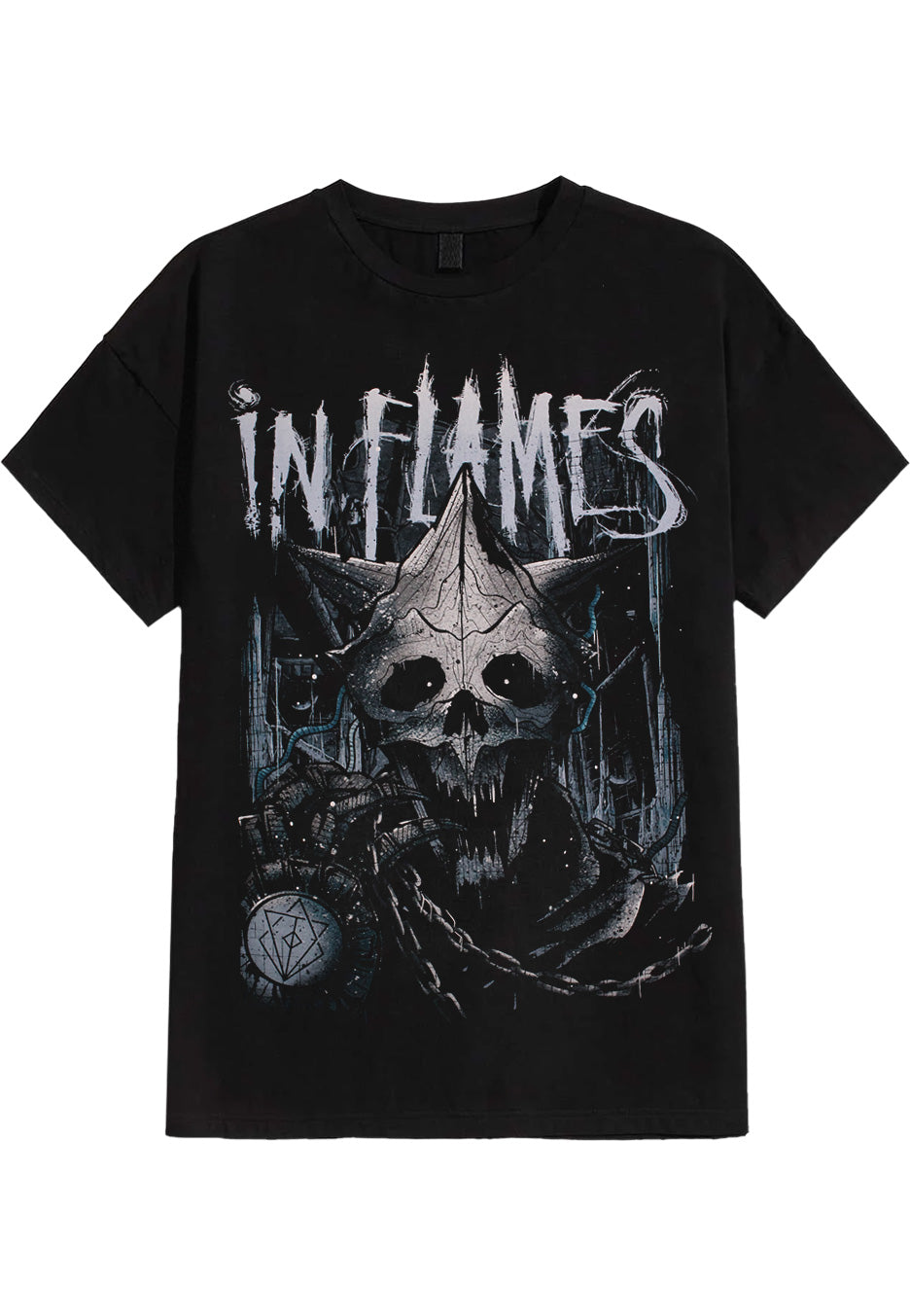 In Flames In Chains t-shirt nera death metal