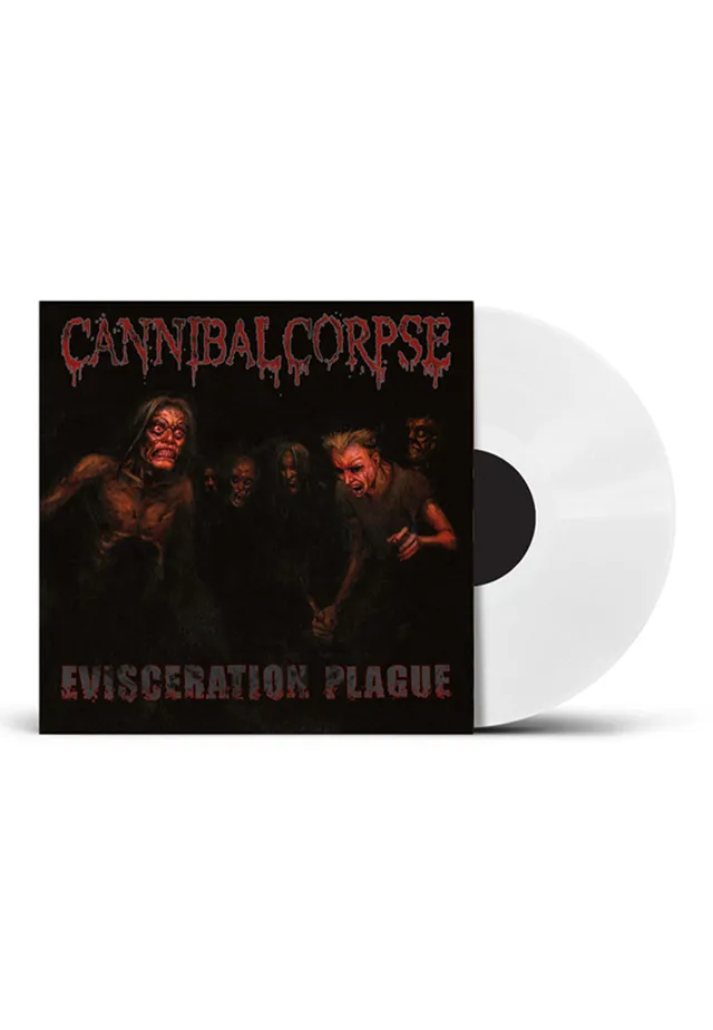 Cannibal Corpse Evisceration Plague Vinile LP bianco