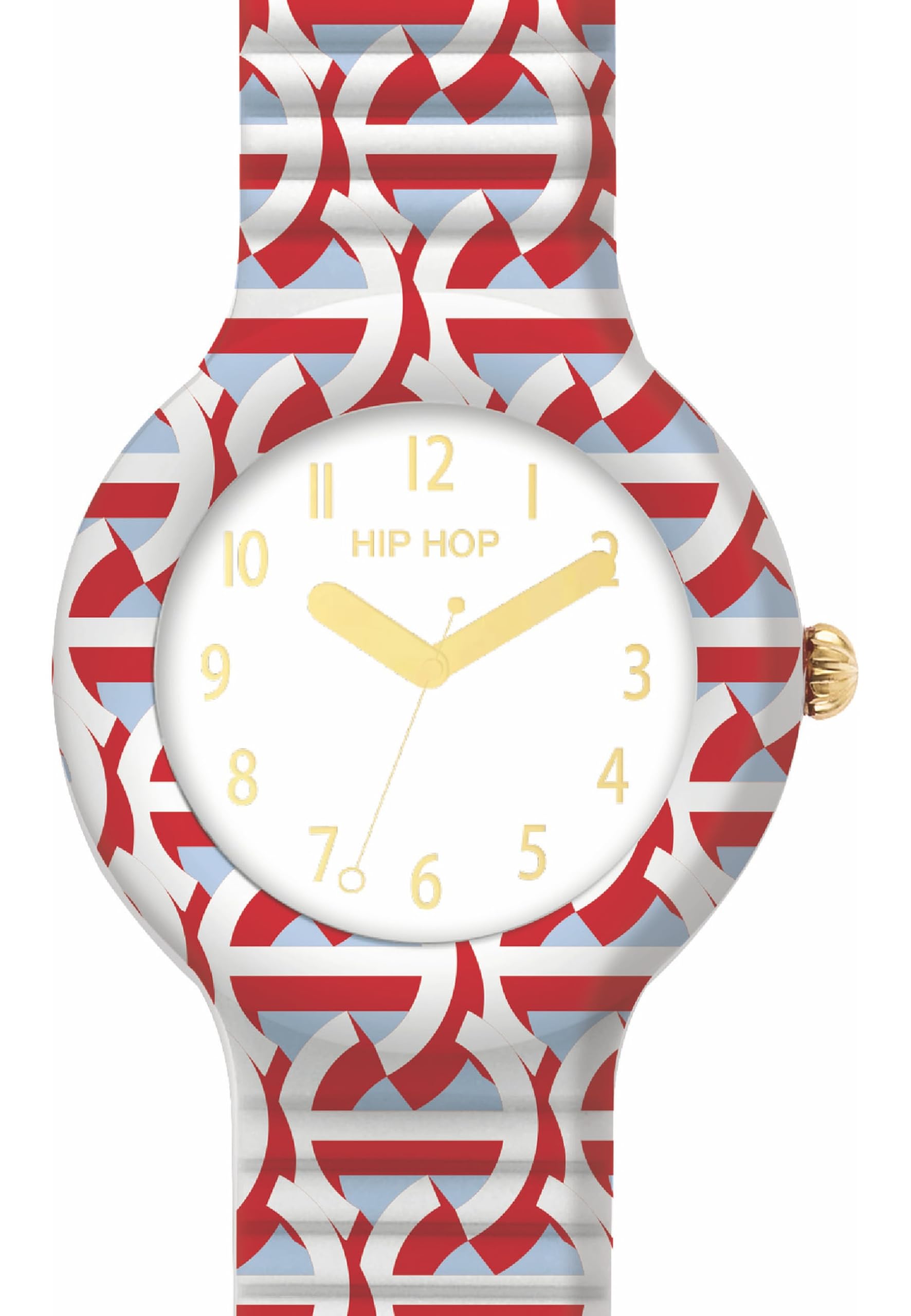 Hip Hop Logomania HWU1152 orologio donna bianco multicolore