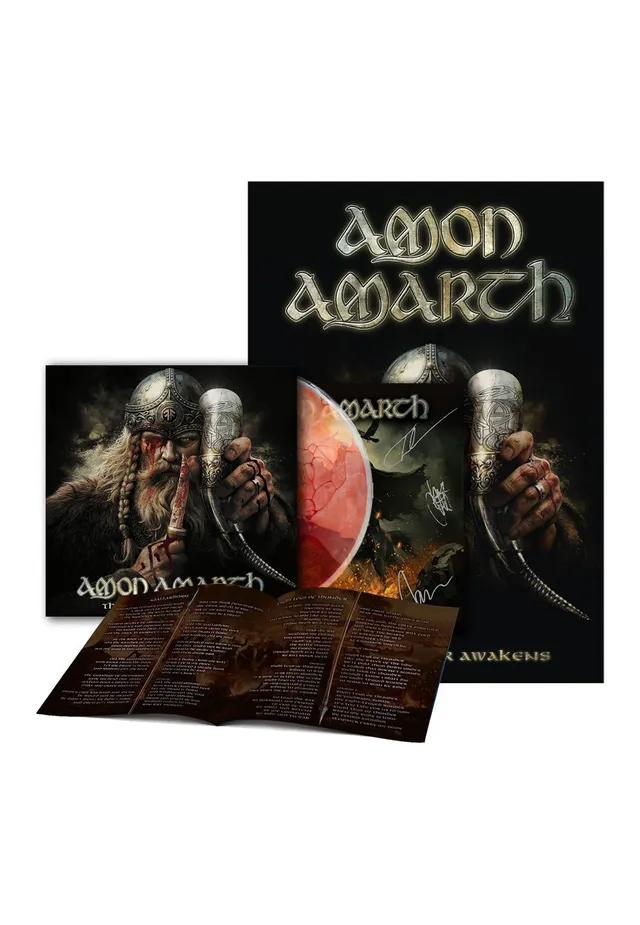 Amon Amarth The Allfather Awakens vinile liquido blood