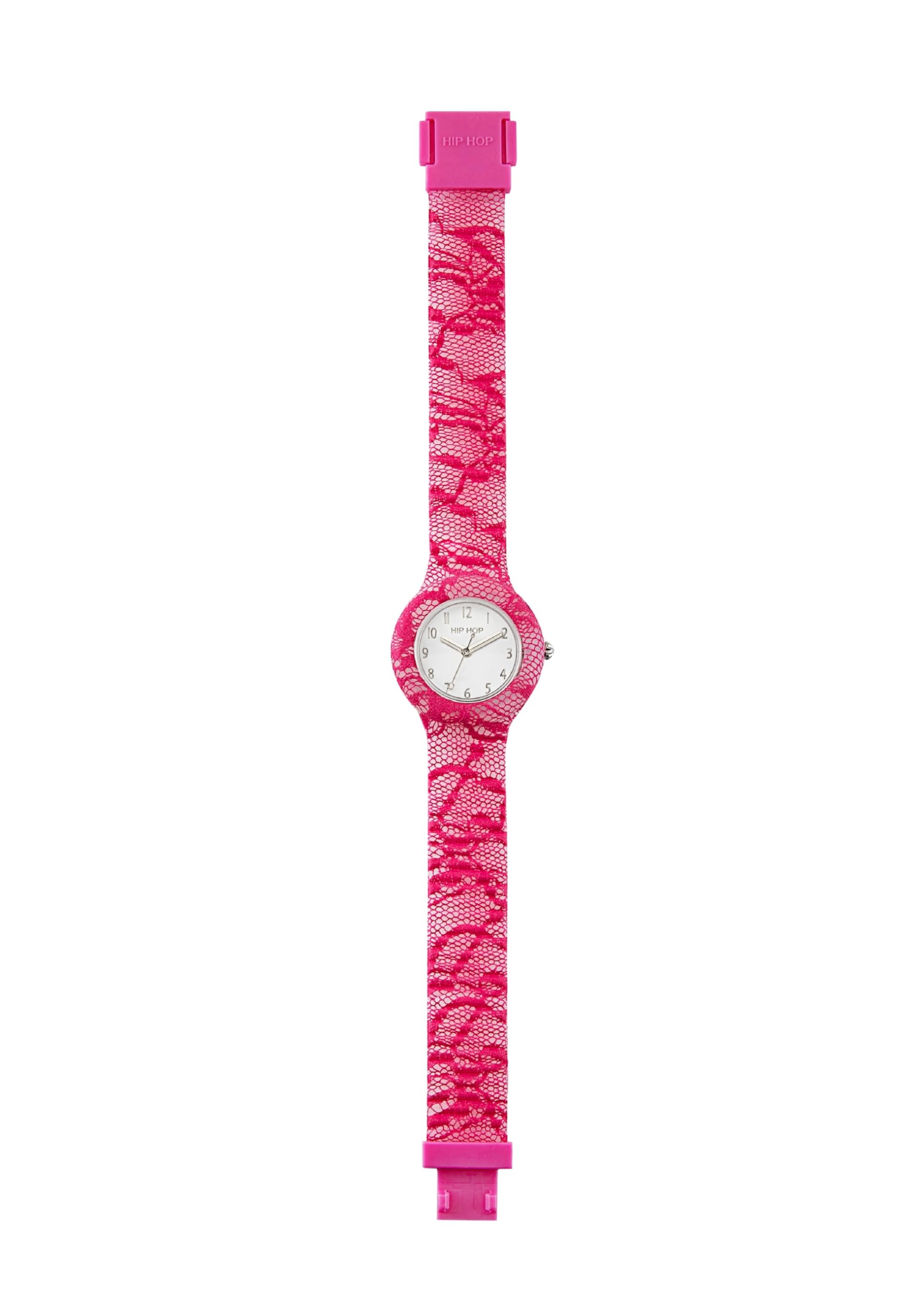 Hip Hop Lace orologio donna 32 mm blu bianco pizzo