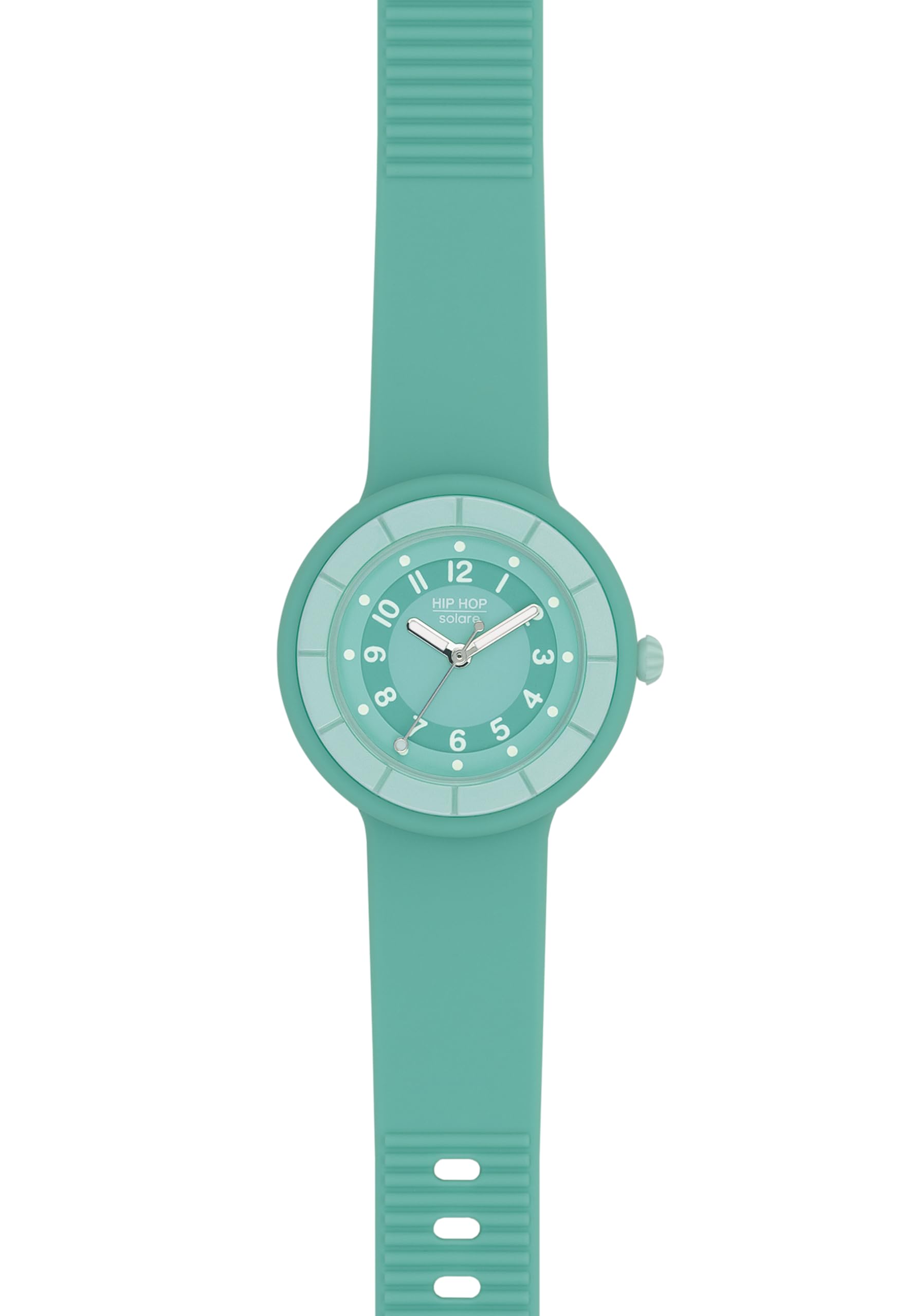 Hip Hop Hero.Dot Solar orologio donna verde acqua 33 mm