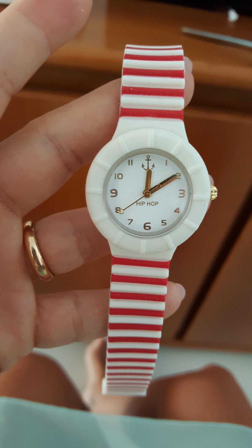 Hip Hop Hero 32 HWU0793 Orologio Donna Bianco Stampato