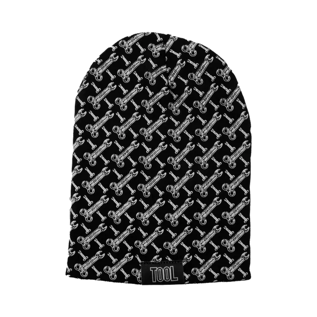 Tool Accessories Wrench Pattern berretto slouch acrilico nero