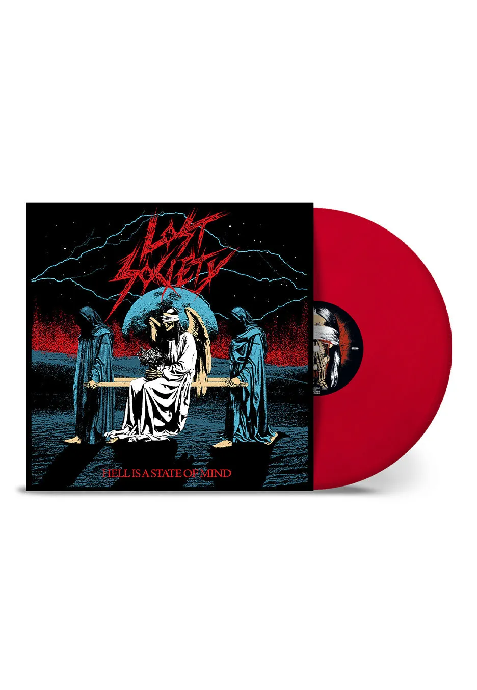Lost Society Hell Is A State Of Mind vinile LP rosso thrash metal