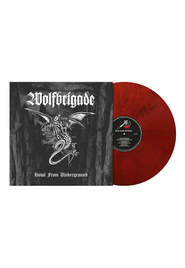 Wolfbrigade Howl From Underground vinile LP marmorizzato rosso