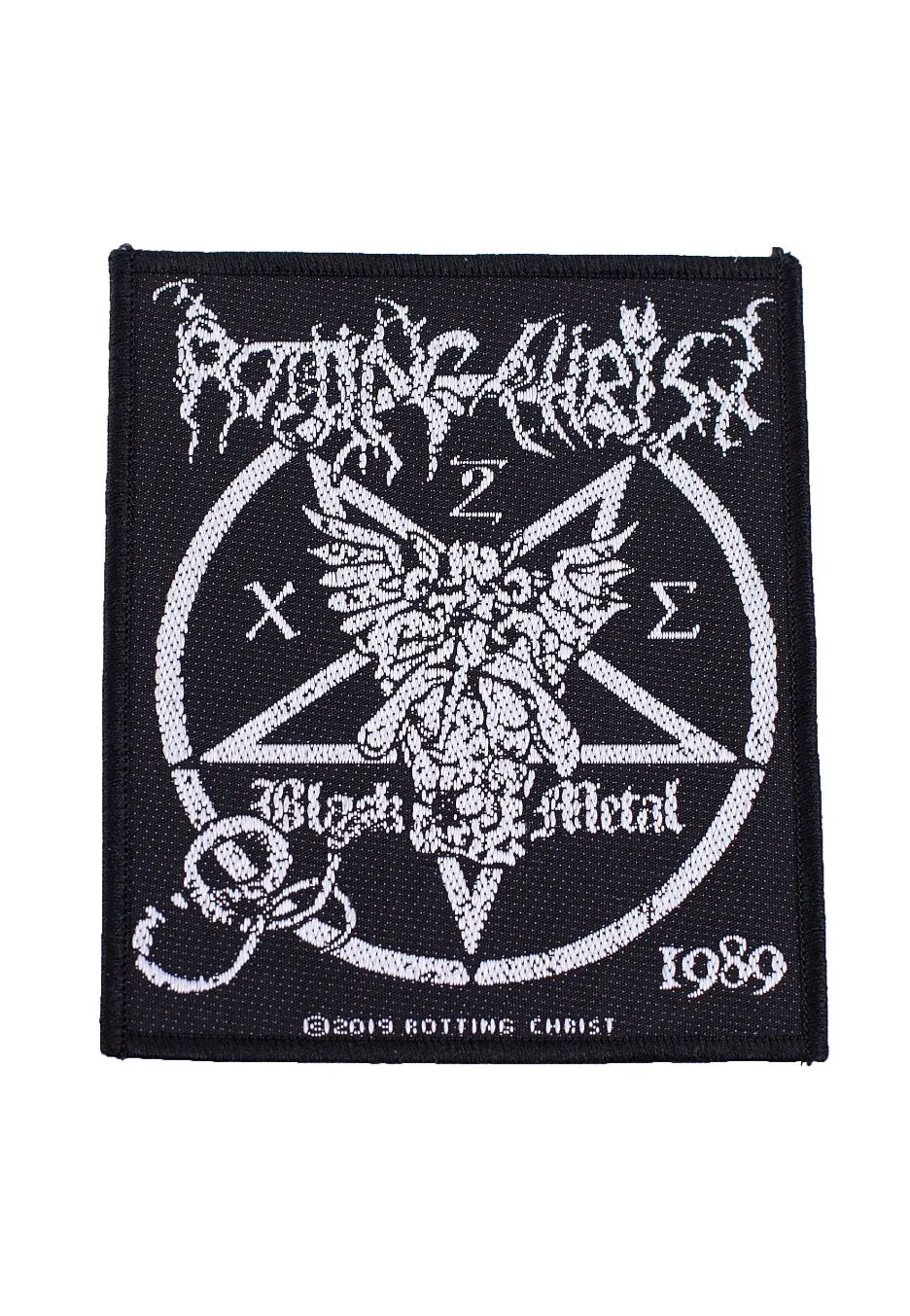 Rotting Christ Black Metal patch nero onesize da cucire