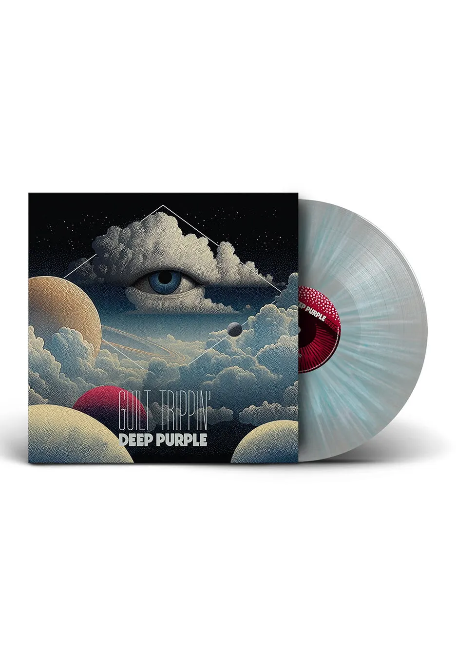 Deep Purple Guilt Trippin vinile splattered silver blue collectors