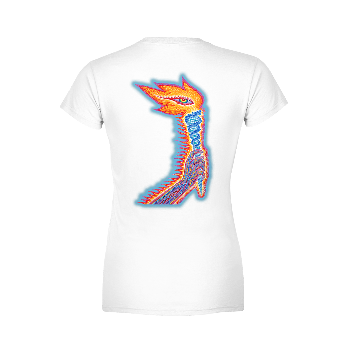 Tool Logo Torch T-Shirt Donna Cotone Slim Fit Nero