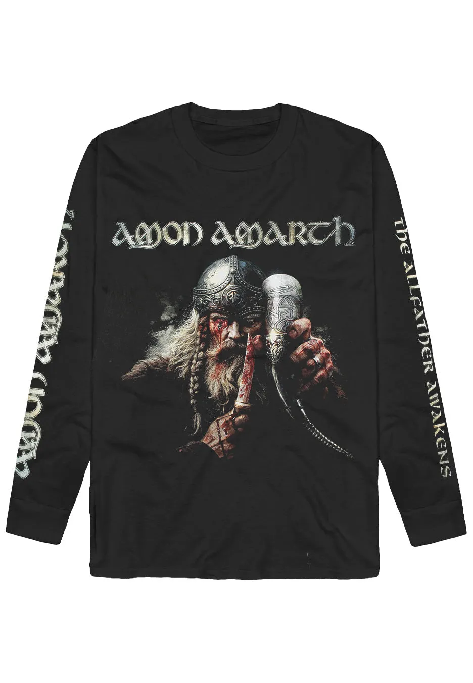 Amon Amarth Allfather Awakens Longsleeve nero death