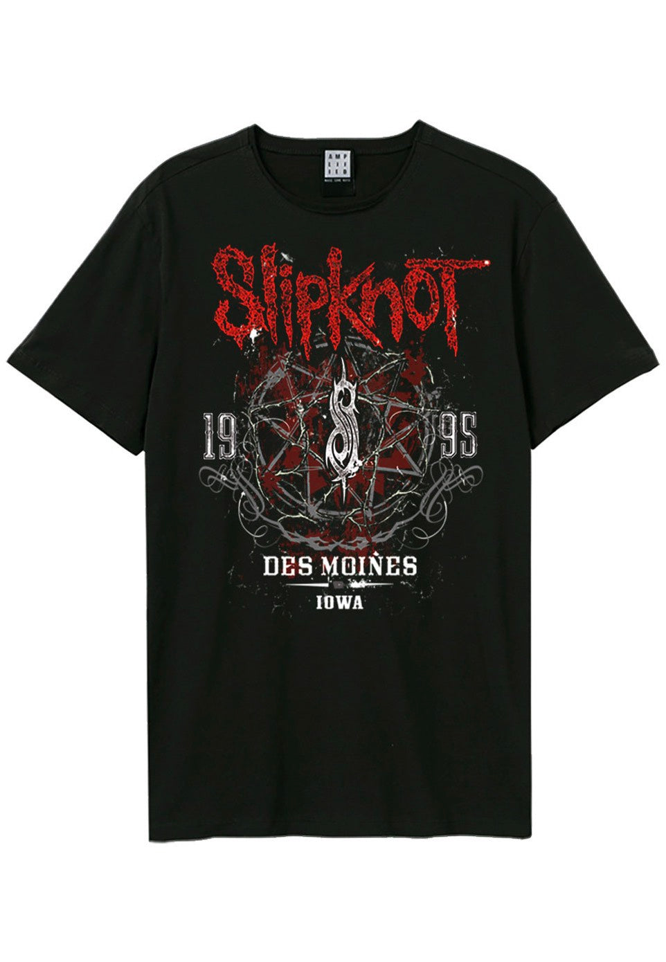 Slipknot Des Moines Charcoal t-shirt grigia metal