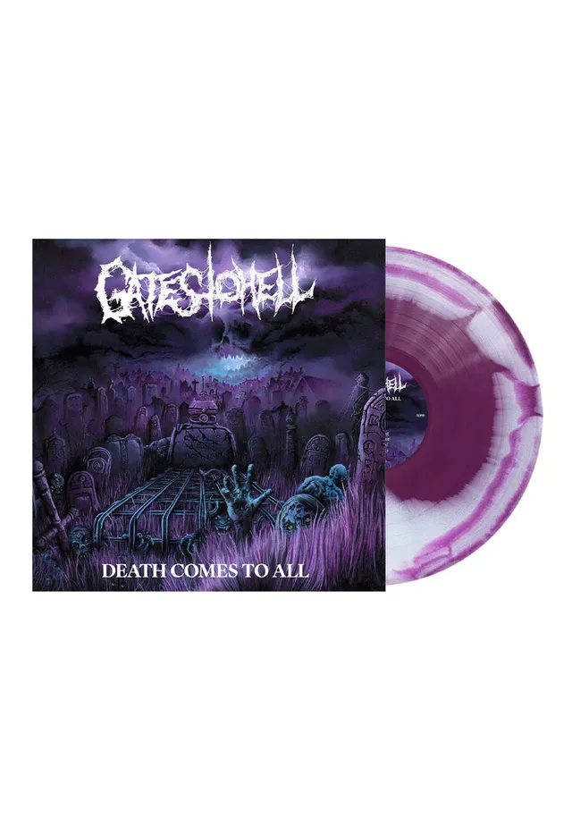 Gates To Hell Death Comes To All vinile LP viola marmorizzato