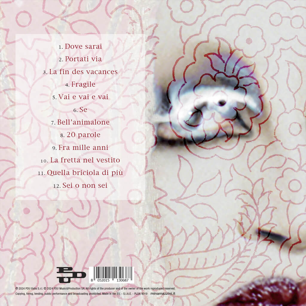 Mina Bula Bula CD album 12 tracce 2005