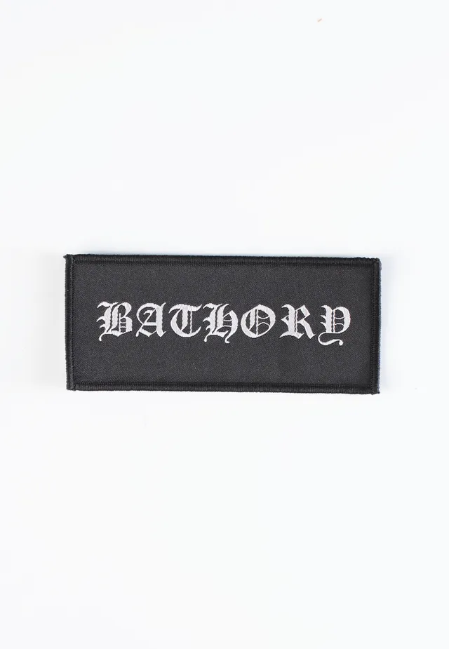 Bathory Logo patch nera onesize black metal