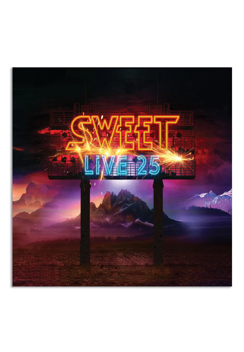 Sweet Live 2025 CD digipak fisico glam rock