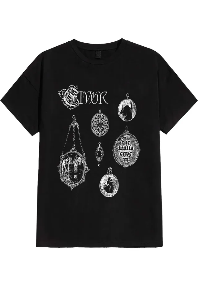 Eivør Ex Voto T-Shirt Maglietta Nera Uomo