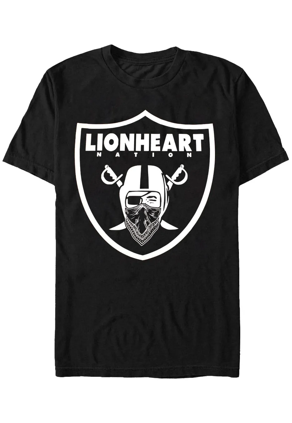 Lionheart West Coast Nation T-Shirt maglia nera
