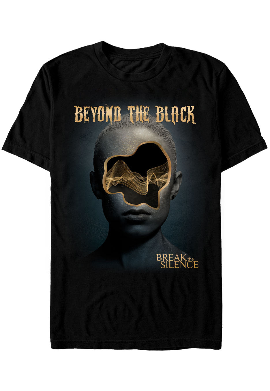 Beyond The Black Break The Silence maglietta uomo nera power