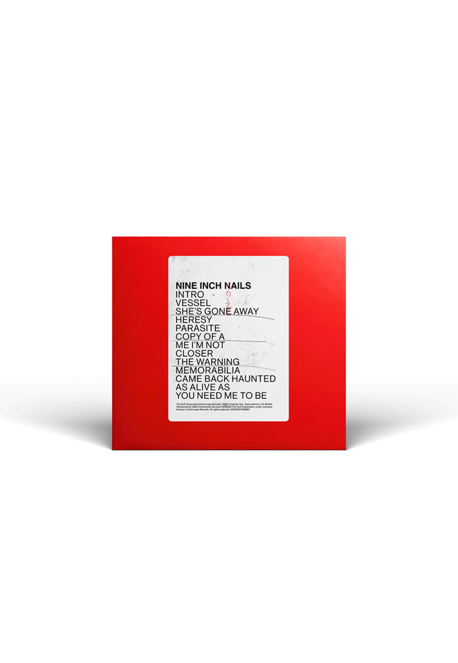 Nine Inch Noize Nine Inch Nails Boys Noize CD slipcase
