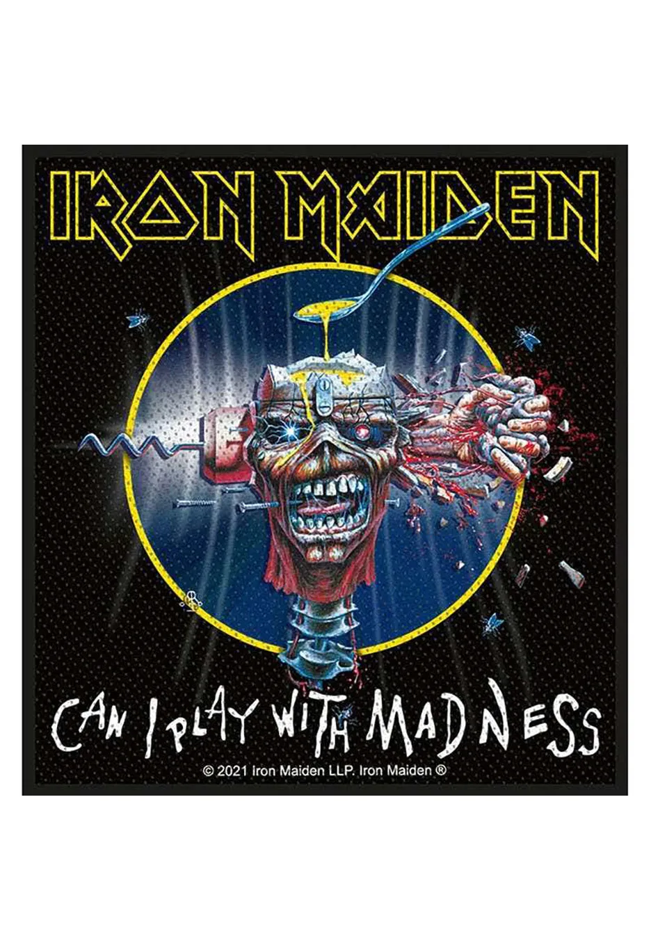 Iron Maiden Can I Play With Madness toppa nera taglia unica