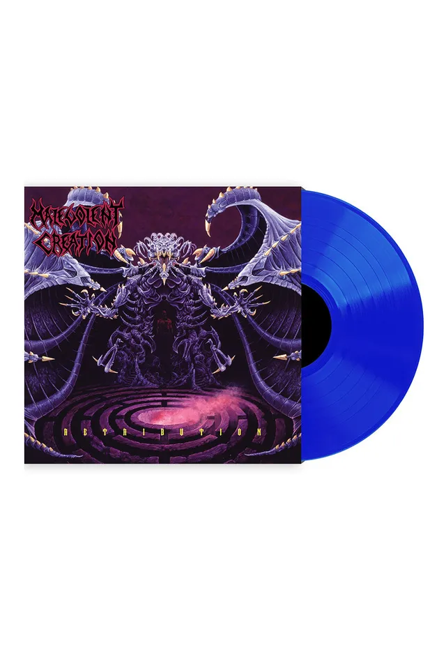 Malevolent Creation Retribution vinile LP blu