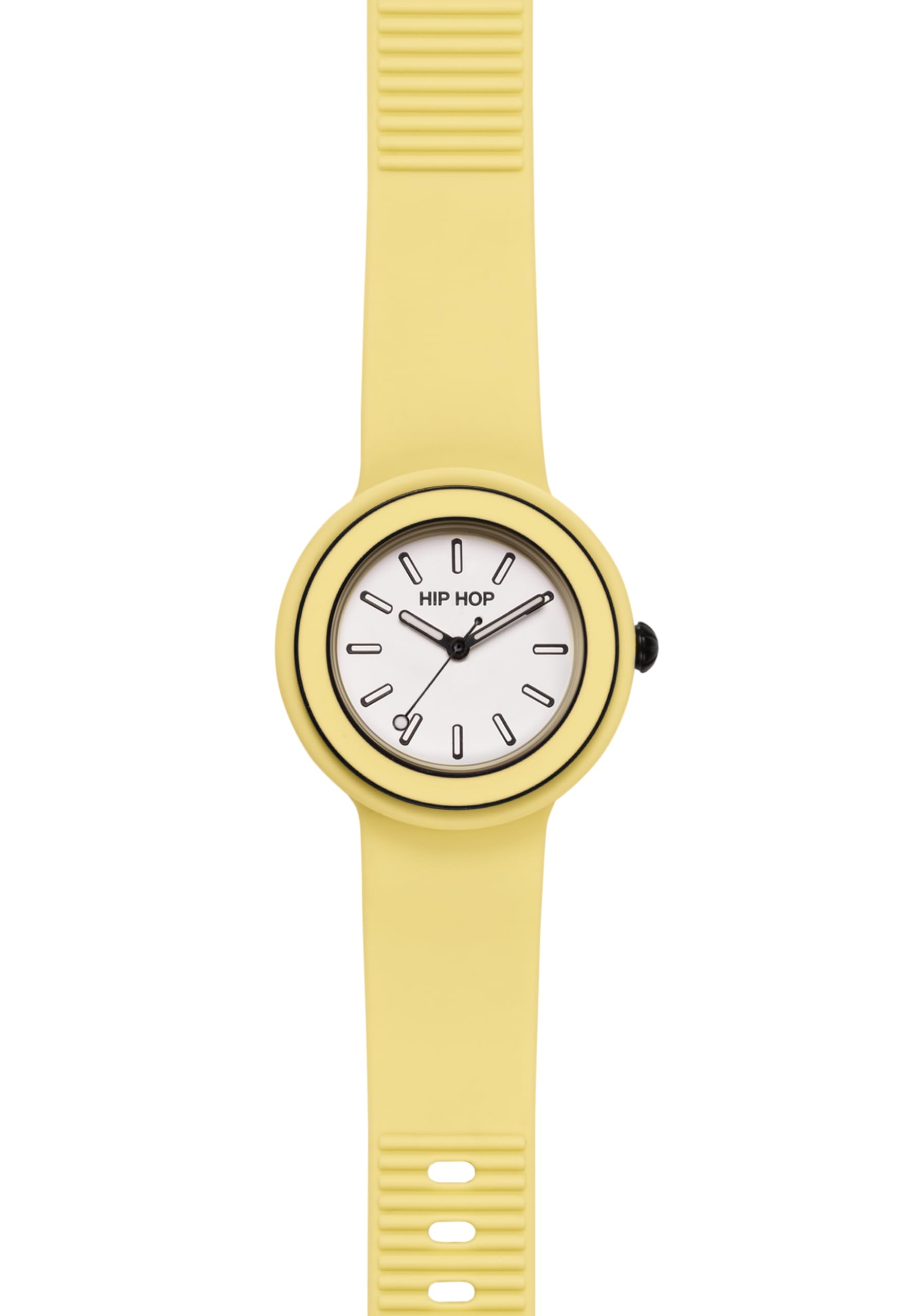 Hip Hop Hero.Dot Bezel orologio donna giallo sketch 34 mm