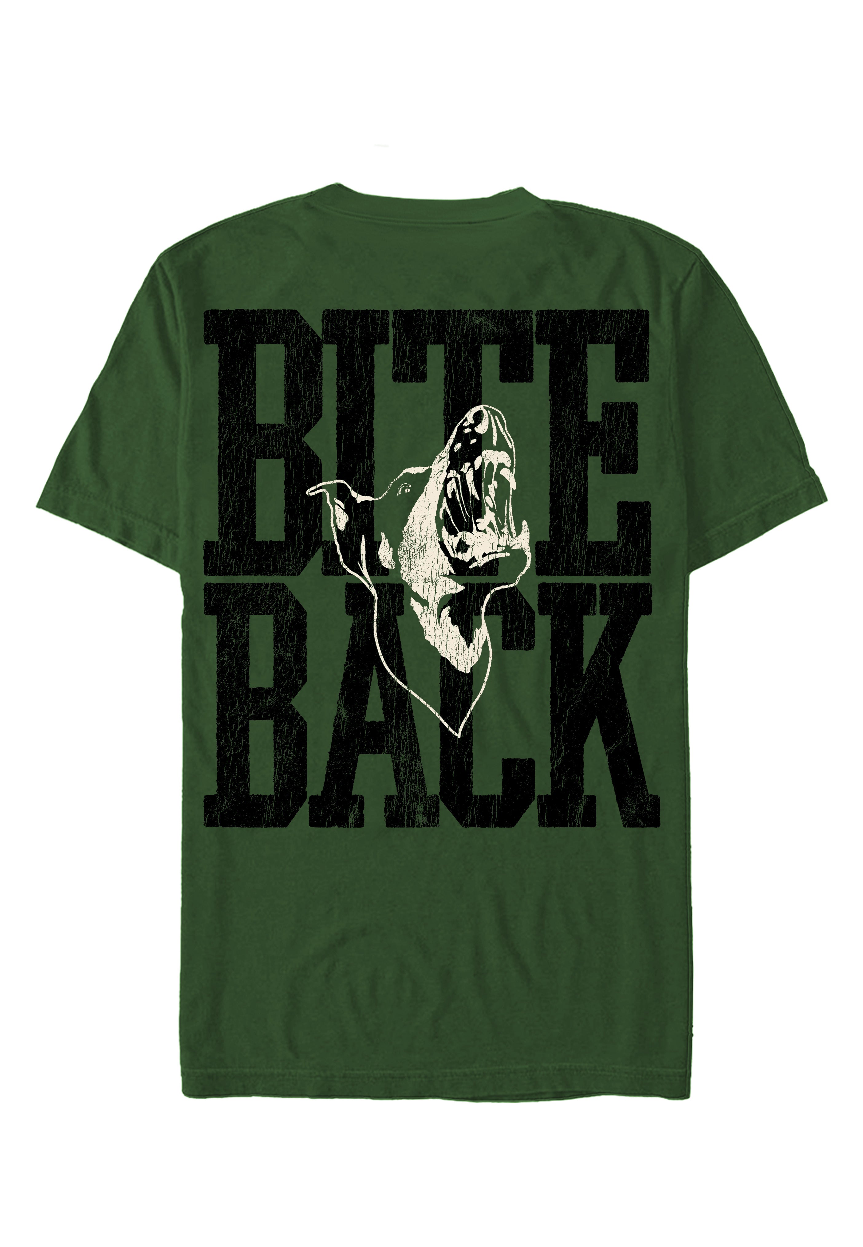 Lionheart Bite Back Green T-Shirt Verde