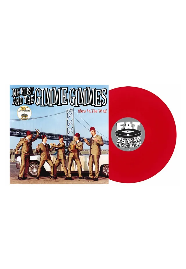 Me First And The Gimme Gimmes Blow In The Wind vinile LP rosso mela