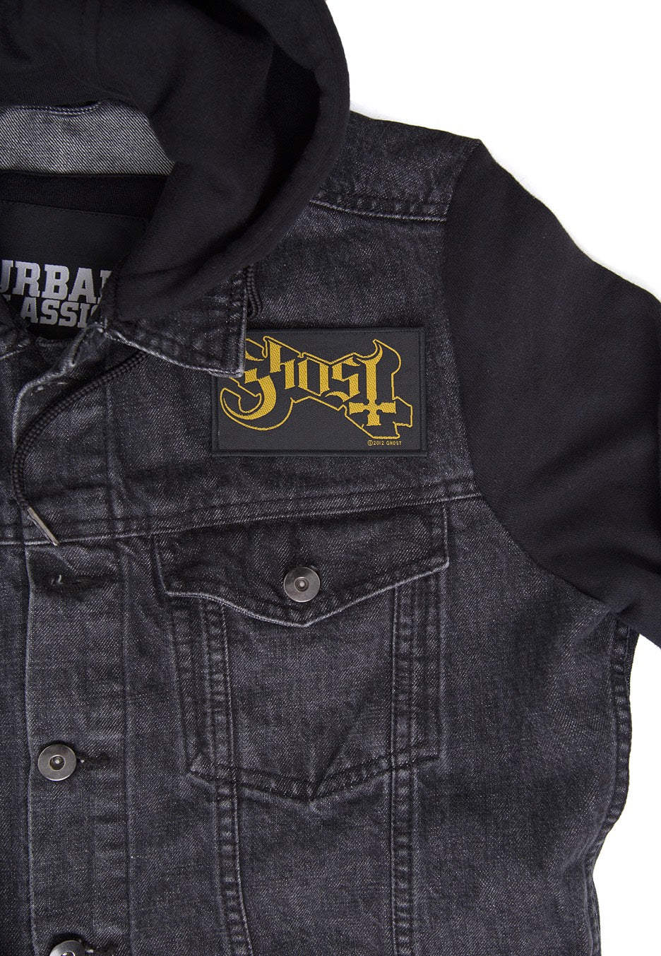 Ghost Logo Patch Toppa Nera Onesize