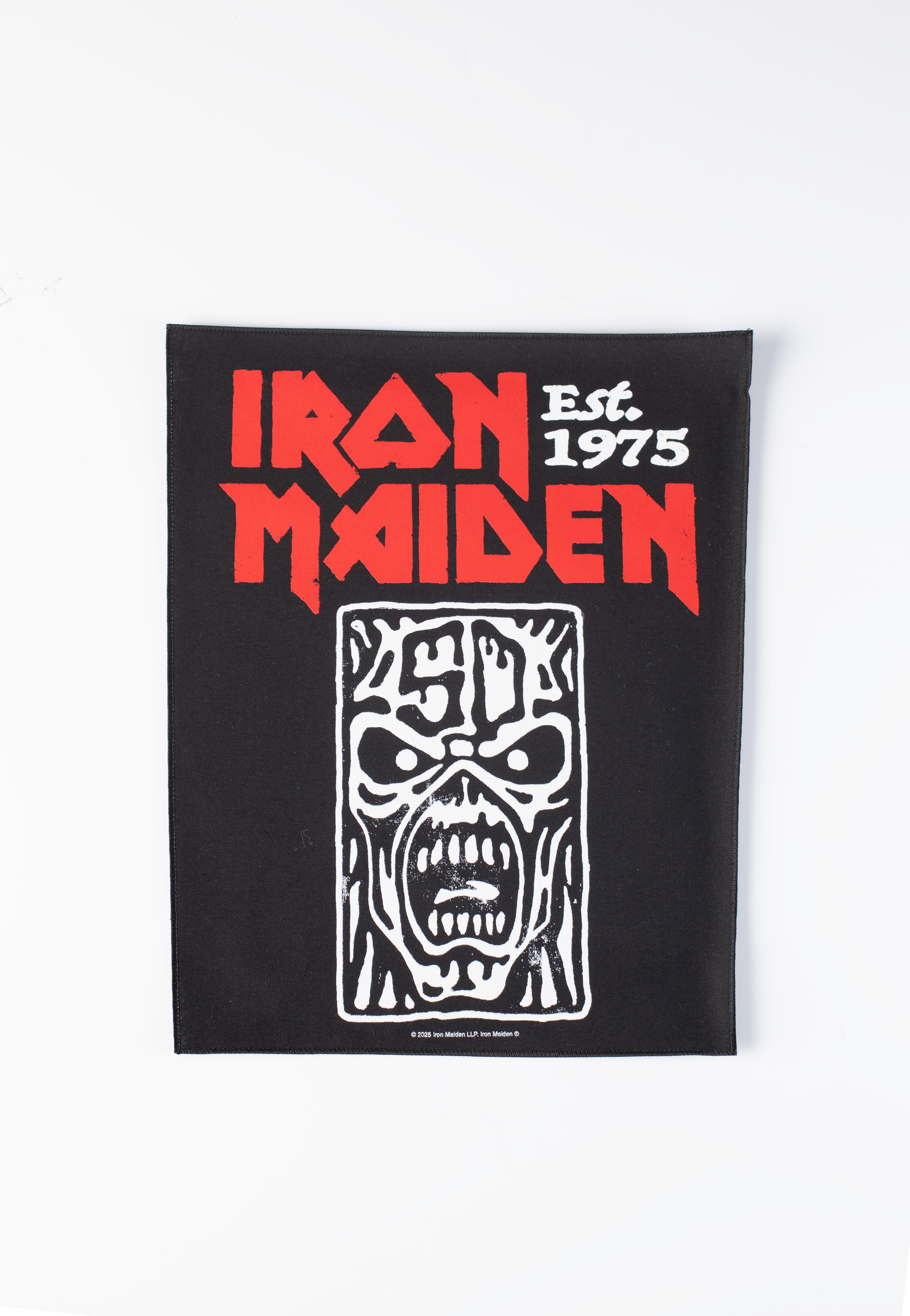 Iron Maiden Est. 1975 backpatch toppa multicolore onesize