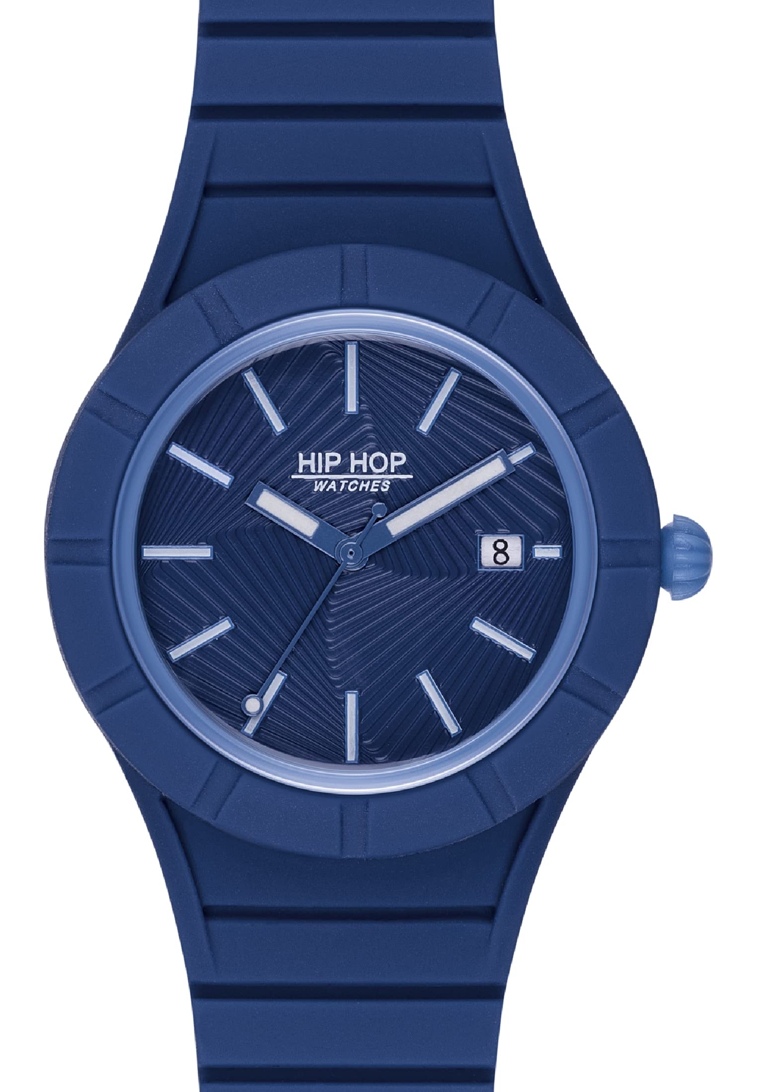 Hip Hop X Man 3.0 HWU1077 Orologio Uomo Silicone Blu 42 mm