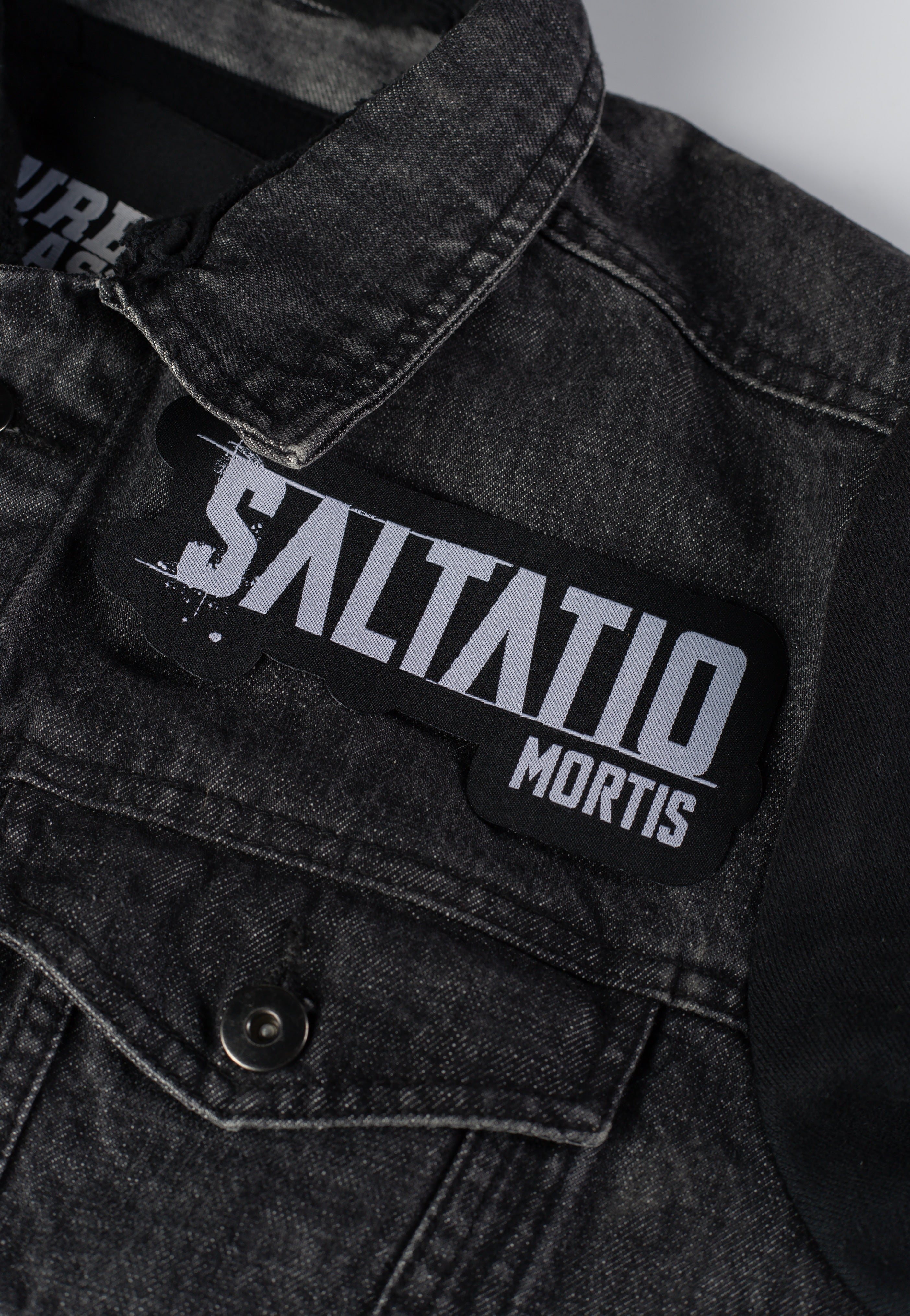 Saltatio Mortis Logo Die Cut patch nera onesize