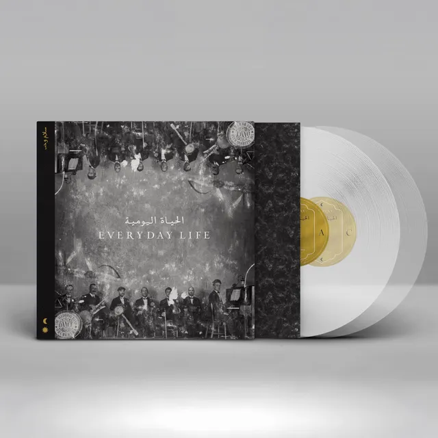 Coldplay Everyday Life doppio LP vinile trasparente ecorecord