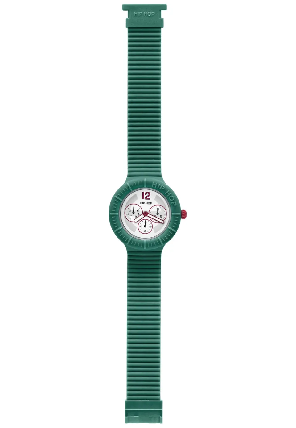Hip Hop Master HWU0173 Orologio uomo silicone verde