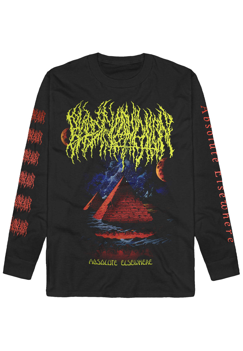Blood Incantation Pyramid Longsleeve maglia nera