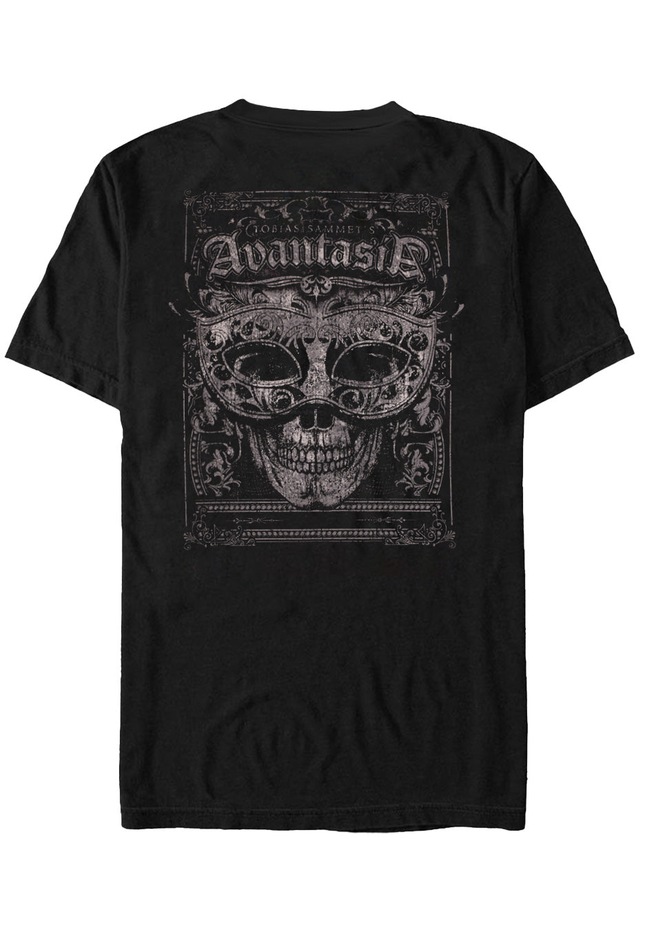 Avantasia Crowned Skull t-shirt nera uomo manica corta