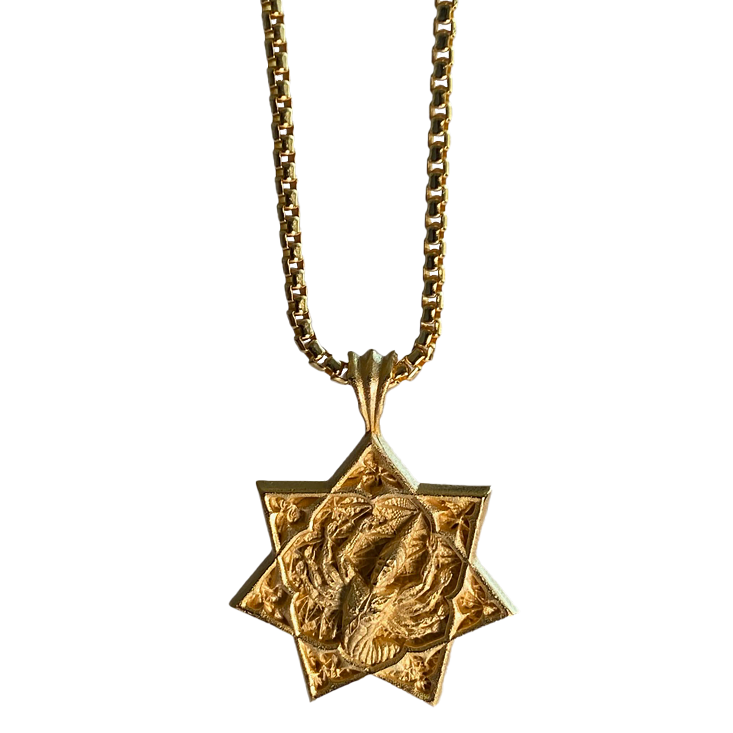Tool Logo Gold Collana Oro Argento 925 Catena 51 cm